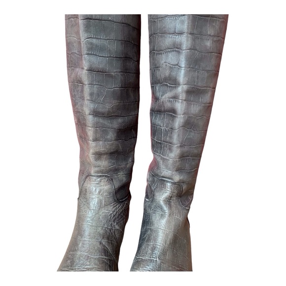 Tall boots right under the knee Santoni - Picture 5 of 13